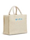 marni - Borsa bianca con logo cucito - 1