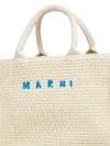 marni - Borsa bianca con logo cucito - 4