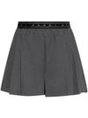 marni - Shorts grigi con elastico in vita