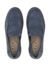 hogan - Moccasins in blue suede - 4