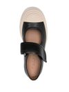 marni - Sneakers nere a bambola con suola bianca - 3