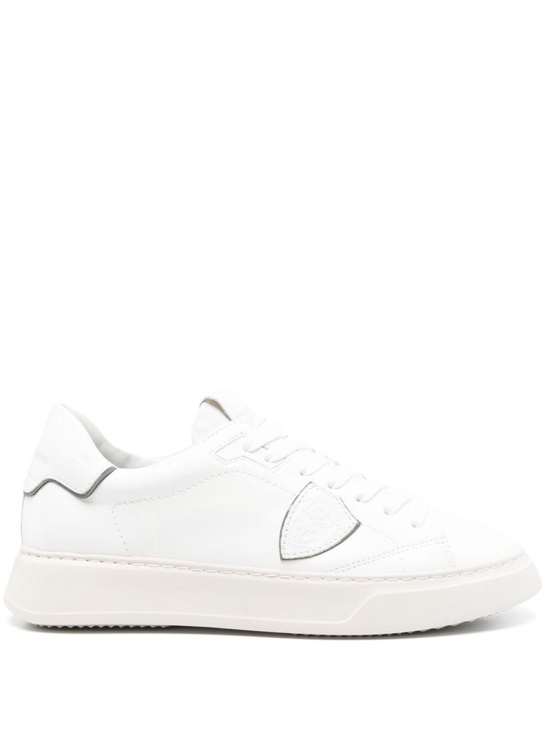 Philippe Model Sneakers Temple In White Leather In White