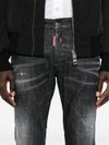 dsquared2 - Jeans slim fit in cotone stretch effetto sbiadito - 3