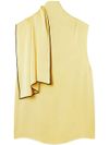 stella mccartney - Yellow top with integrated scarf