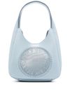 stella mccartney - Light blue bag with embroidered logo