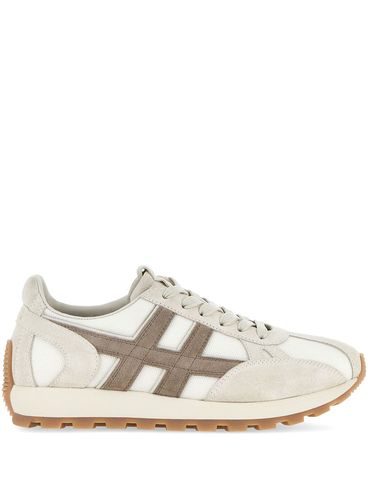 HOGAN - Sneakers 86ER in mixed beige suede