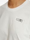 mm6 maison margiela - White crewneck t-shirt with logo on the chest - 3