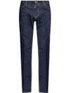 dsquared2 - Jeans slim in cotone stretch a vita bassa