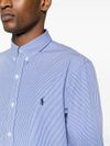 polo ralph lauren - Cotton shirt with embroidered logo - 4