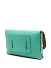 zanellato - Turquoise 'Small' Leather Clutch - 3