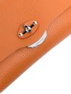 zanellato - Orange 'Small' Leather Clutch - 2