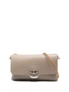 zanellato - Taupe 'Small' Leather Clutch