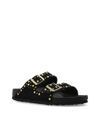 birkenstock - Ciabatta 'Arizona' nere con borchiette dorate - 2