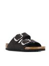 birkenstock - Ciabatta nera 'Arizona' con doppia fascia - 1