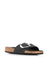 birkenstock - Ciabatta nera'Madrid'  con una fascia - 1