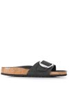 birkenstock - Ciabatta nera'Madrid'  con una fascia