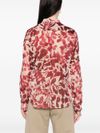 forte forte - Pink shirt with floral graphic print - 2