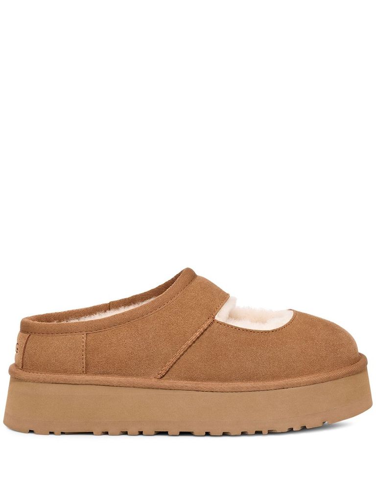 Shop Ugg 'bea Mary Jane' Camel Color In Beige