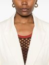 forte forte - Ivory blazer with pockets - 3