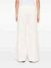 forte forte - White wide-leg trousers - 3