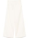 forte forte - White wide-leg trousers