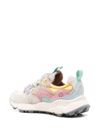 flower mountain - Multicolor pink low-top sneakers - 3