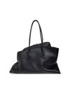 the attico - Black leather bag with irregular design - 1