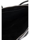 the attico - Black leather bag with irregular design - 5