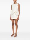 magda butrym - Short white dress with ruched design - 2