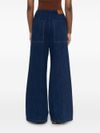 forte forte - Pantaloni blu notte con gamba ampia - 1