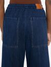 forte forte - Pantaloni blu notte con gamba ampia - 3