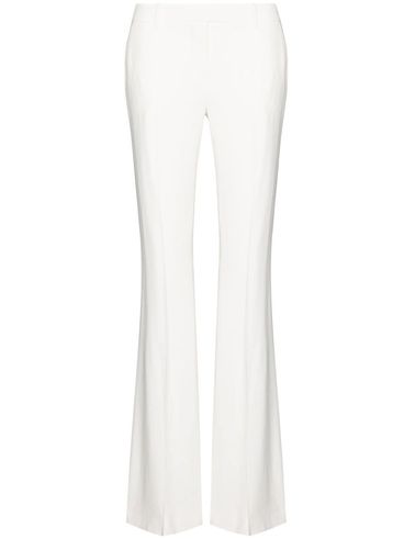 ALEXANDER McQUEEN - White flared trousers