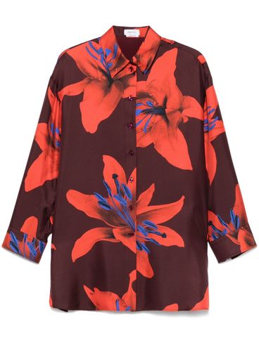 ALEXANDER McQUEEN - Soft silk shirt with print