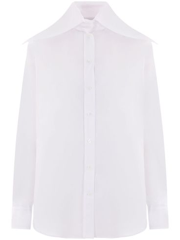 ALEXANDER McQUEEN - Cotton shirt with wide collar