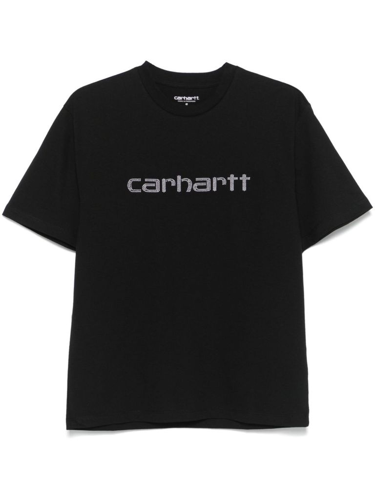 Carhartt Rivet Script T-shirt In Black