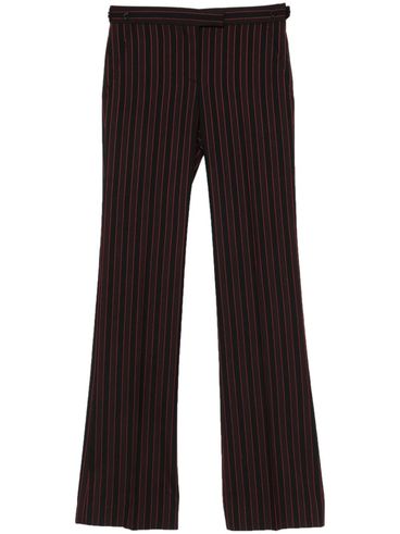 ALEXANDER McQUEEN - Soft striped wool trousers