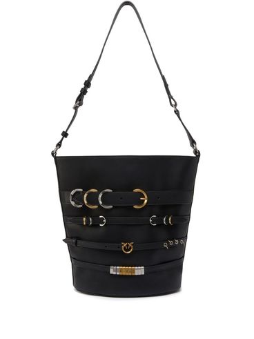 PINKO - Black Belt Bucket bucket bag