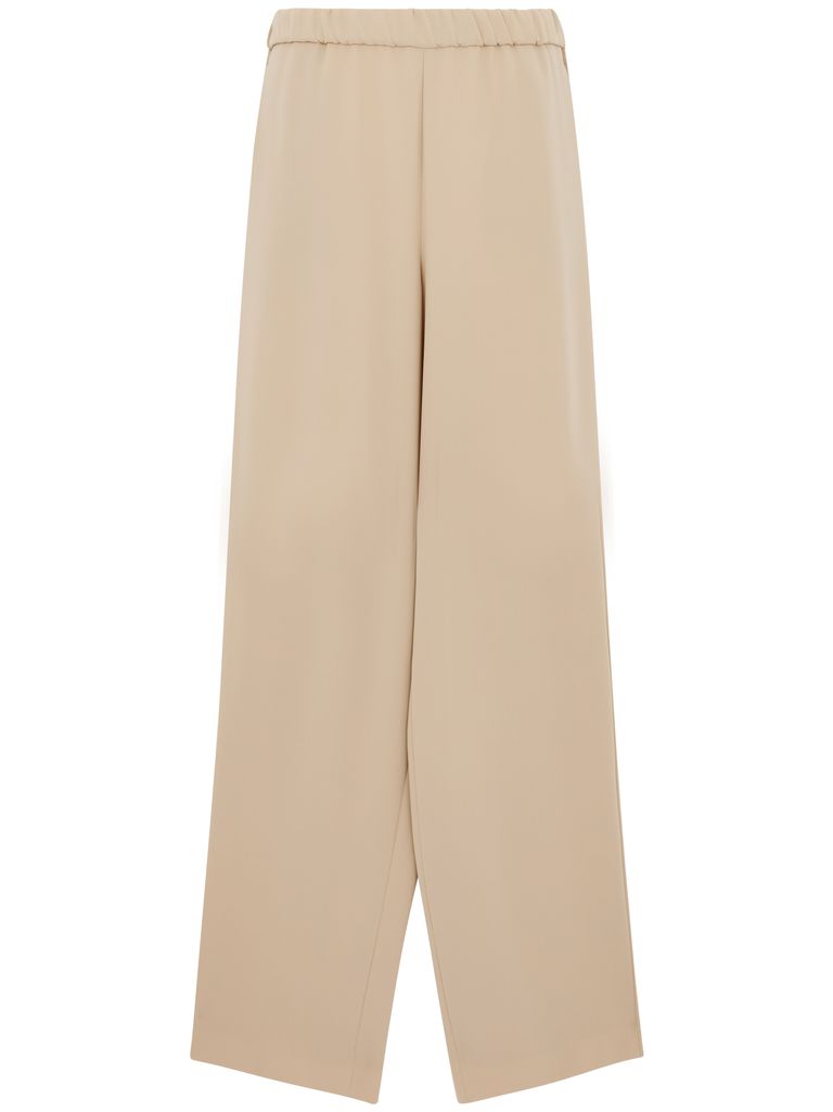 Max Mara Ernesta Beige Wide Pants In Beige