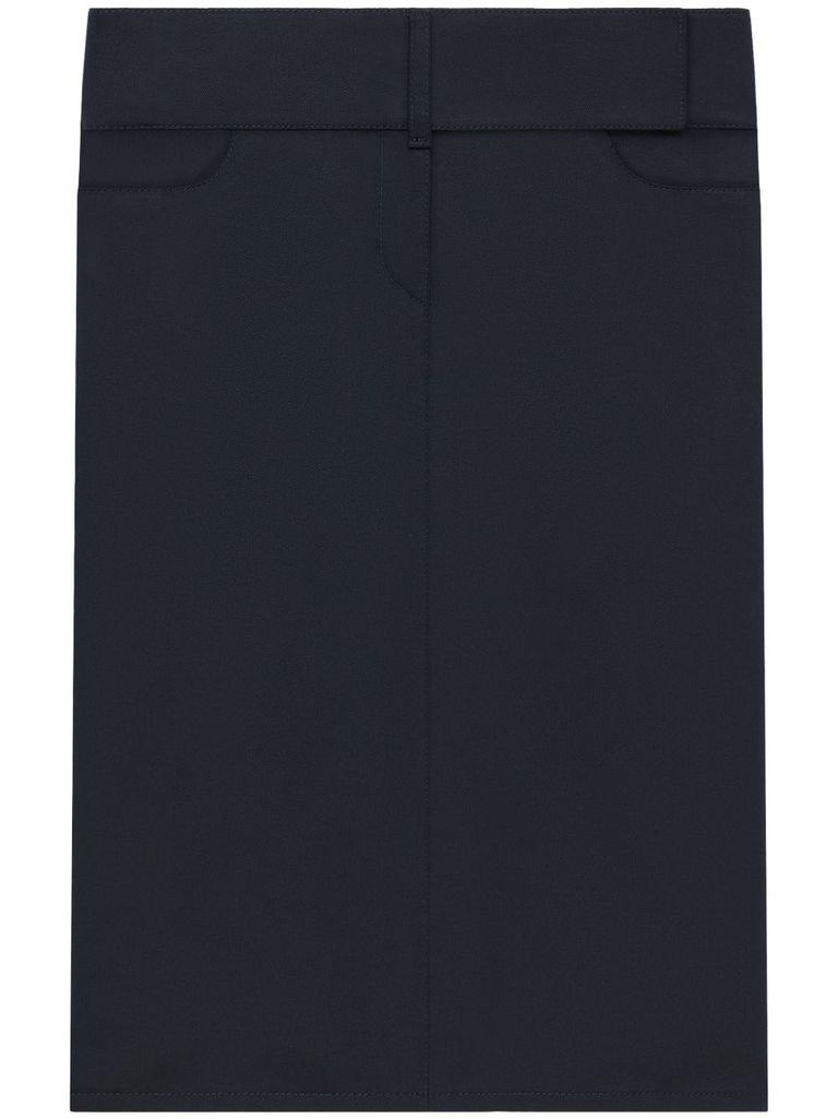 Courrèges Midnight Blue Skirt With Pockets In Blue