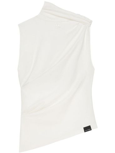 COURRÈGES - White asymmetrical design top