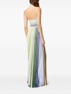 missoni - Elegant multicolor green long dress - 1