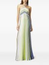 missoni - Elegant multicolor green long dress - 2