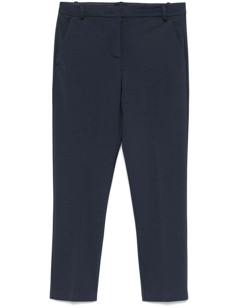 Pinko Beautiful Trousers With Belt Loops And Pockets In Blue