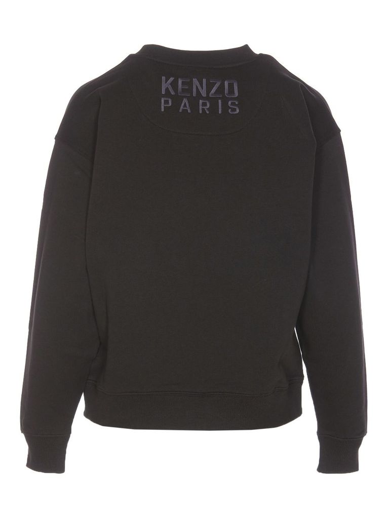 Embroidered Tiger logo sweatshirt