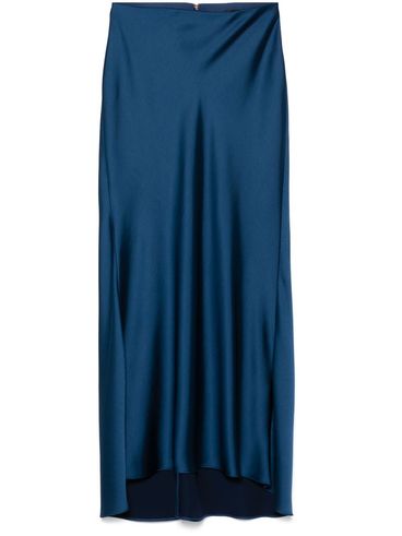 LIU JO - Long blue satin skirt