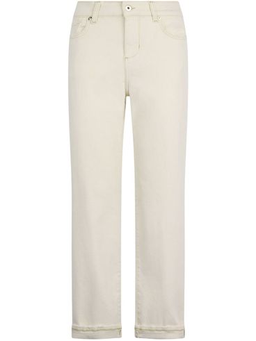 LIU JO - Long beige palazzo jeans