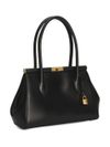 dolce & gabbana - Black leather bag with gold charm - 1