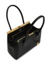 dolce & gabbana - Black leather bag with gold charm - 3