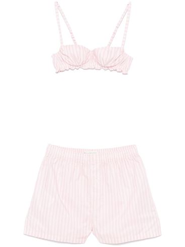 PHILOSOPHY DI LORENZO SERAFINI - Striped top and shorts set