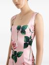 dolce & gabbana - Blush pink dress with floral print - 2